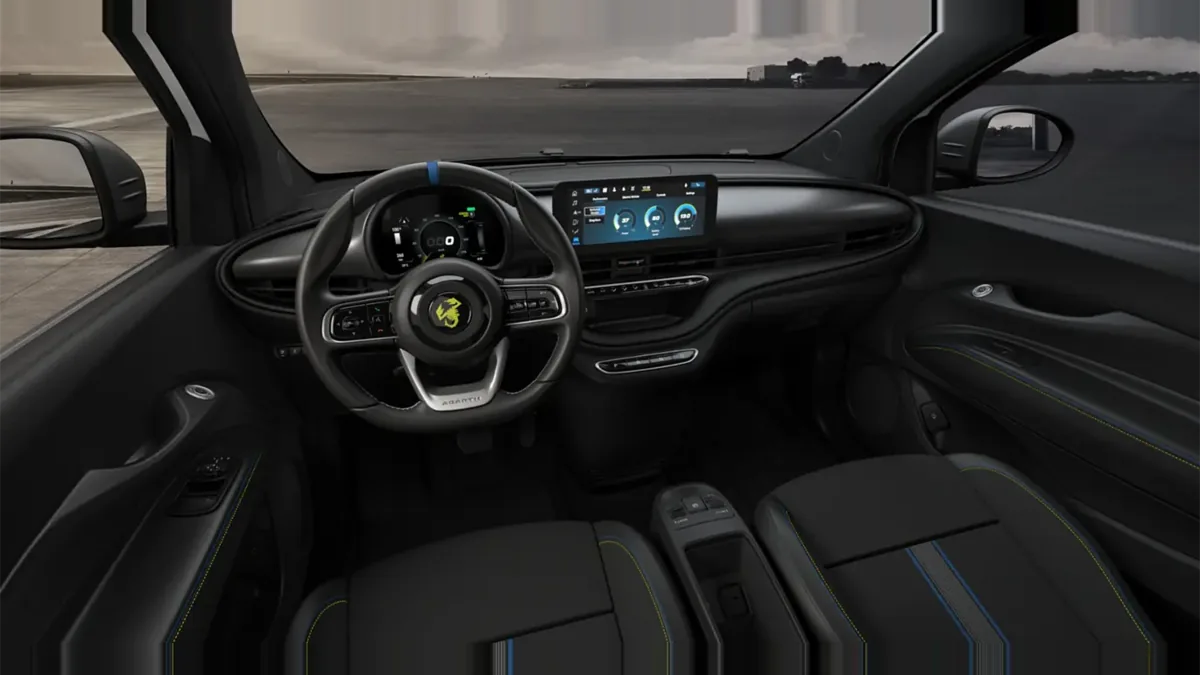 Abarth 500e 42kWh en renting en Zaragoza — Interior