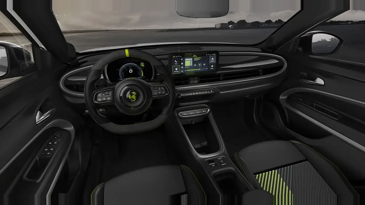Abarth 600e Turismo en renting en Zaragoza — Interior
