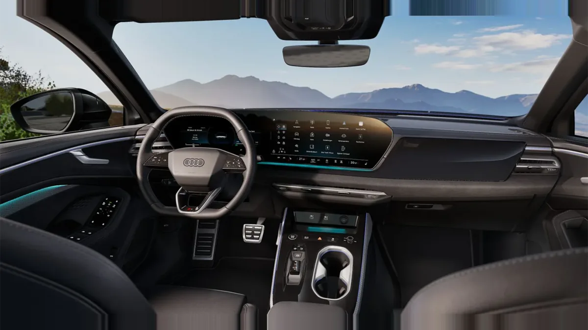 Audi A6 TDI 150kW (204CV) S Tronic Black Line en renting en Zaragoza — Interior