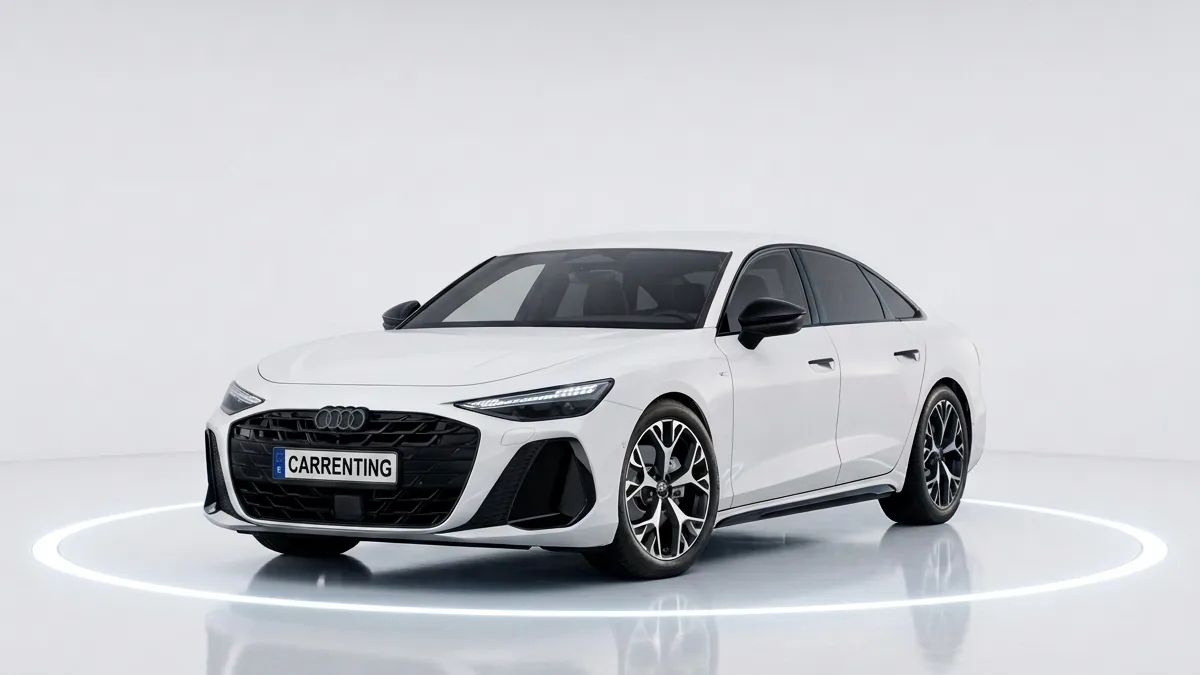 Audi A6 TDI 150kW (204CV) S Tronic Black Line en renting en Zaragoza — Lateral