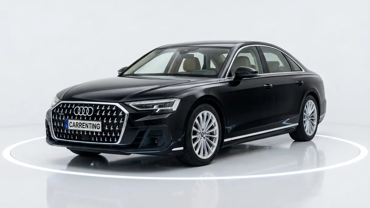 Audi A8 50 TDI 210kW (286CV) Quattro Tiptronic en renting en Zaragoza — Lateral