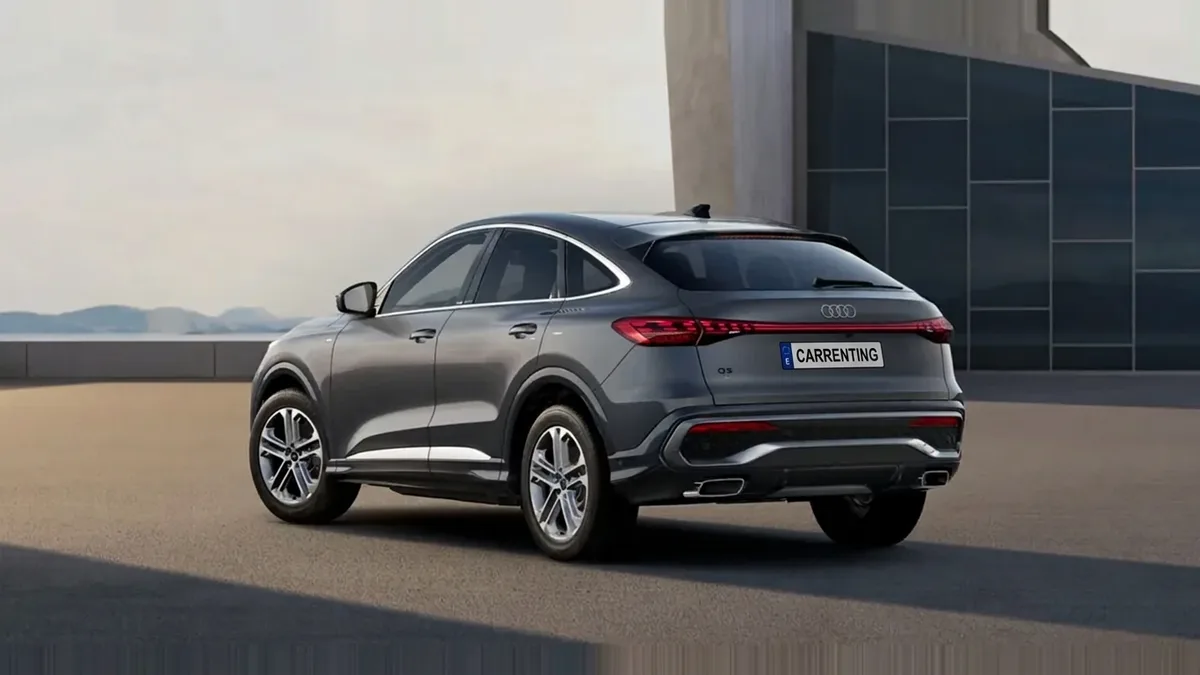 Audi Q5 Sportback S line TDI quattro 150kW (204CV) S tronic en renting en Zaragoza — Delantera