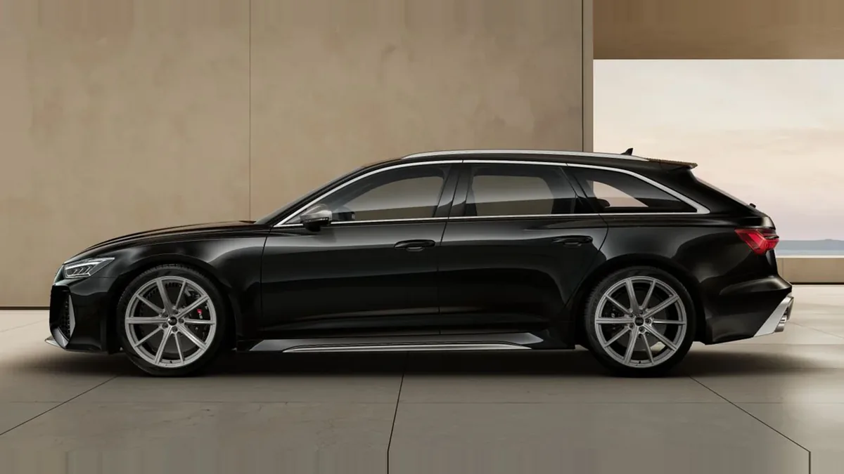 Audi RS6 Avant TFSI Quattro en renting en Zaragoza — Trasera