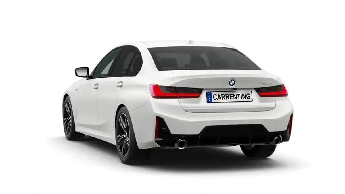 BMW Serie 3 320d Berlina en renting en Zaragoza — Delantera