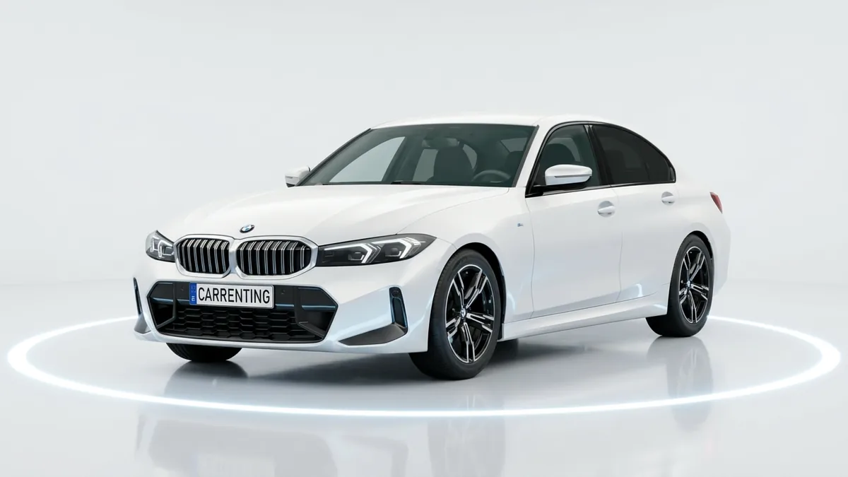 BMW Serie 3 320d Berlina en renting en Zaragoza — Lateral