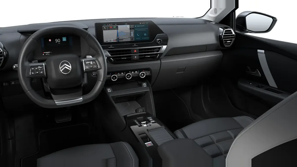 Citroën C4 Hybrid e-DCS6 Max 145CV en renting en Zaragoza — Interior
