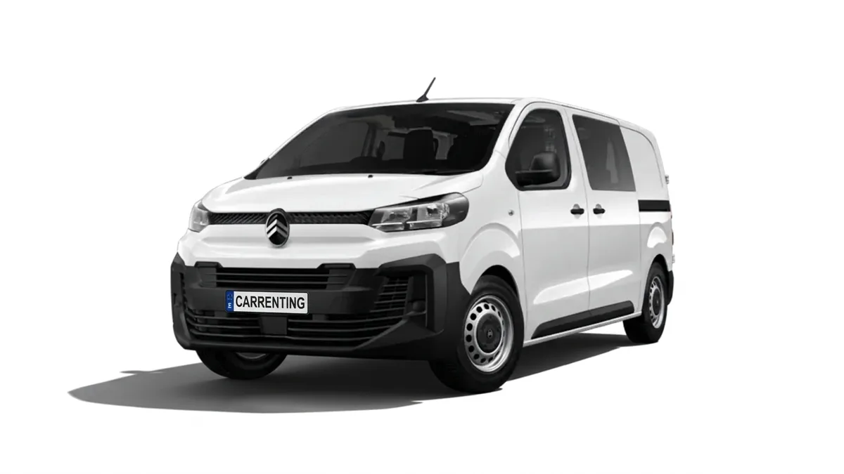 Citroën Jumpy Doble Cabina Plegable Talla M BlueHDi 120 S&S en renting en Zaragoza — Trasera