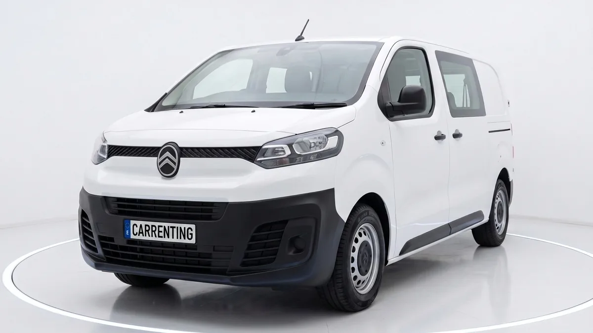 Citroën Jumpy Doble Cabina Plegable Talla M BlueHDi 120 S&S en renting en Zaragoza — Lateral