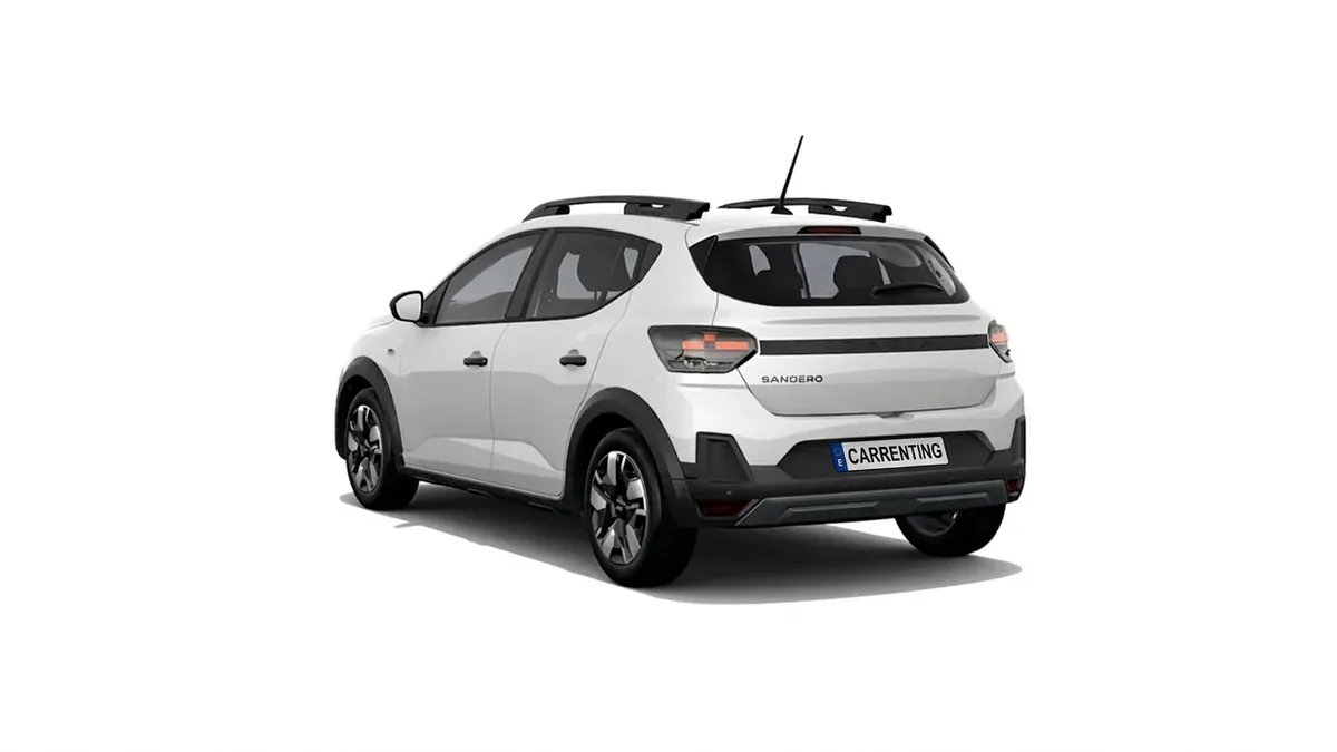 Dacia Sandero Stepway 1.2 Essential ECO-G 120CV en renting en Zaragoza — Delantera