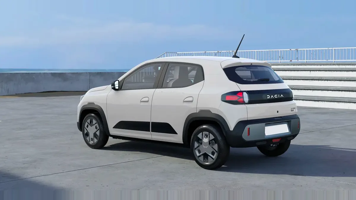 Dacia Spring Expression Electric 33kW (45CV) en renting en Zaragoza — Delantera