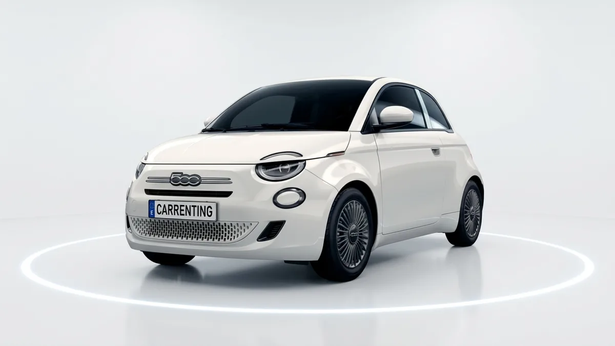 Fiat 500 TORINO 1.0 HYBRID 48KW 65CV (MANUAL) en renting en Zaragoza — Lateral