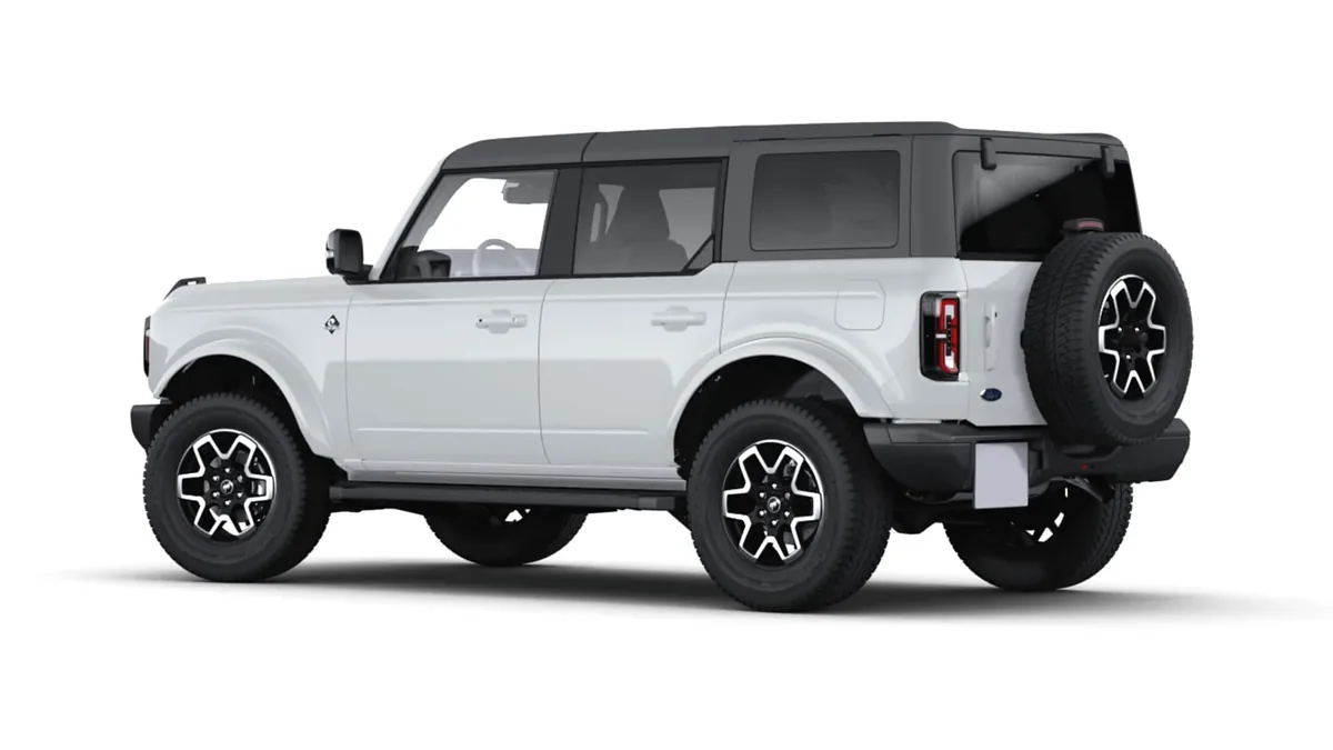 Ford Bronco Outer Banks 2.7 EcoBoost V6 335CV en renting en Zaragoza — Delantera
