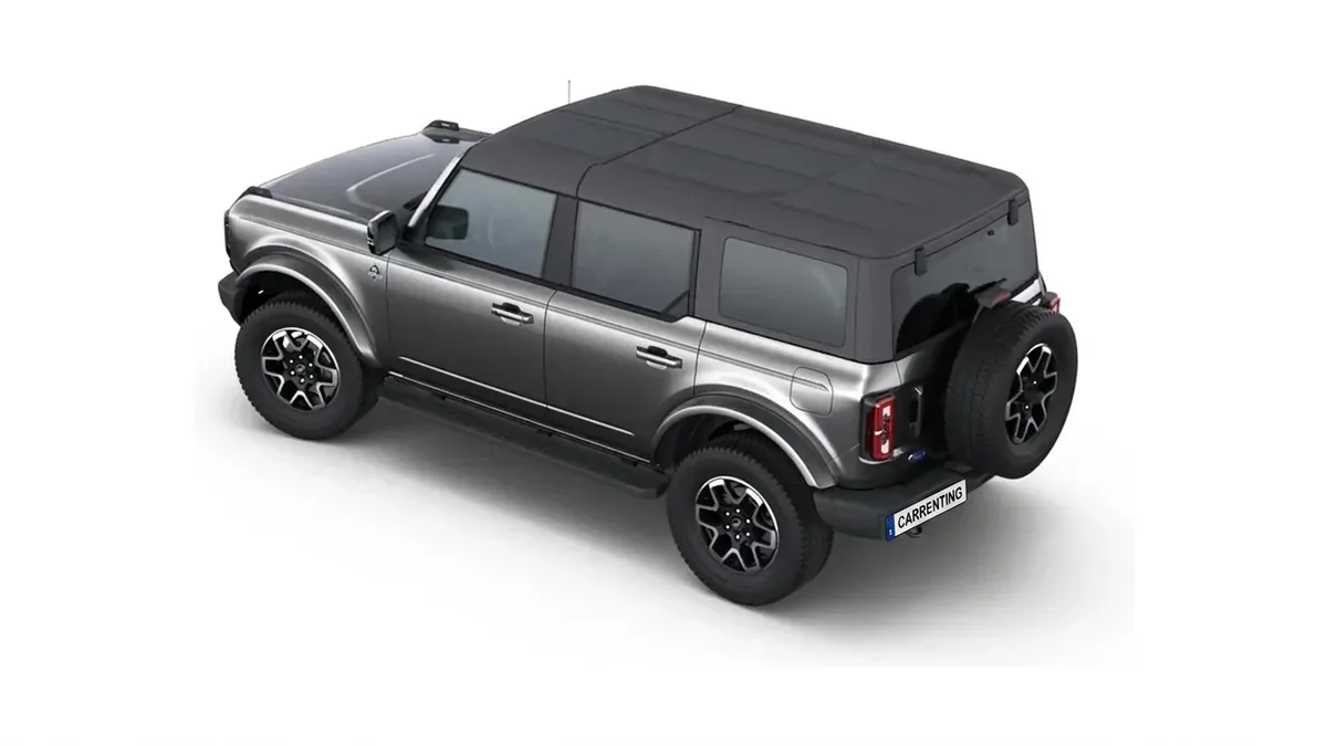 Ford Bronco Outer Banks 2.7 Ecoboost 335CV Automático 4x4 en renting en Zaragoza — Delantera