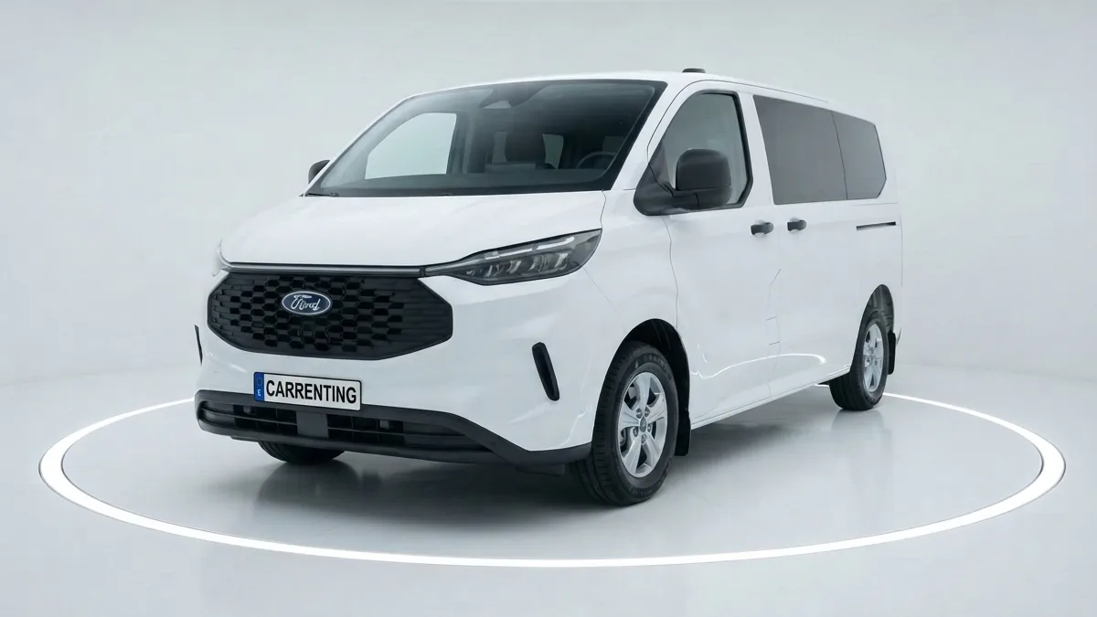 Ford TRANSIT CUSTOM  Kombi BEV 83kWh 100kW 340 L1 Trend en renting en Zaragoza — Lateral