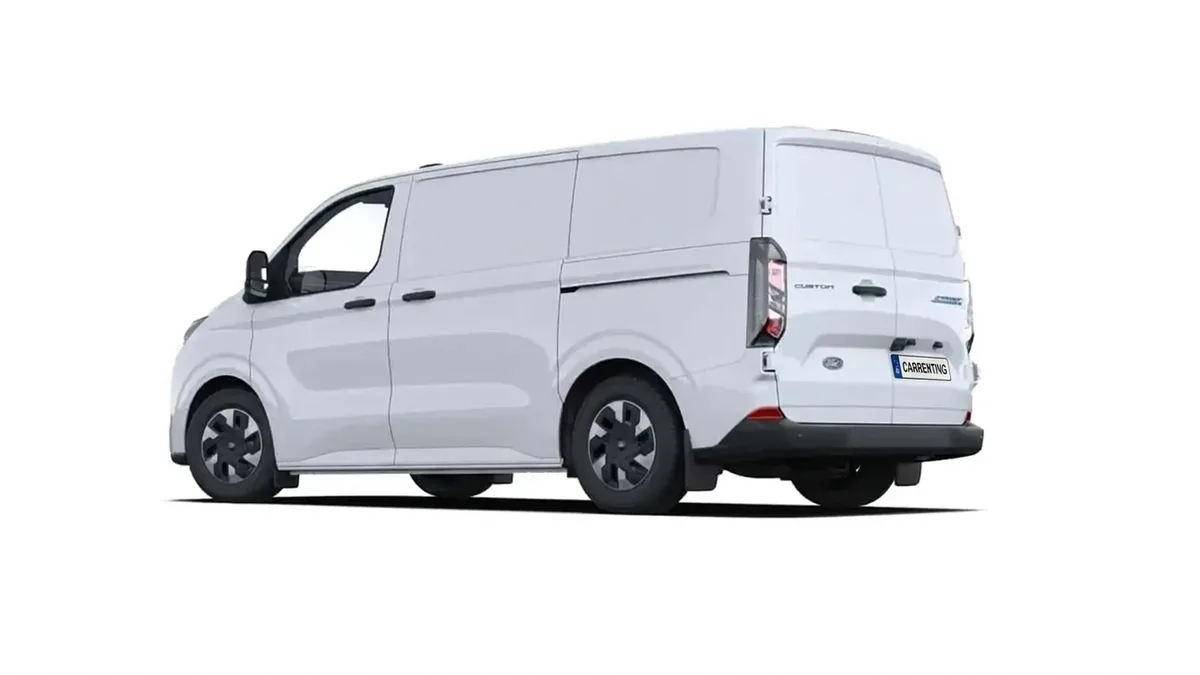 Ford Transit Custom Van 320 L1 BEV Trend 136cv AT en renting en Zaragoza — Delantera