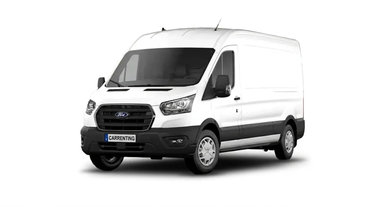 Ford Transit Van 350 L3 Trend N1 2.0 Ecoblue 130CV II en renting en Zaragoza — Trasera