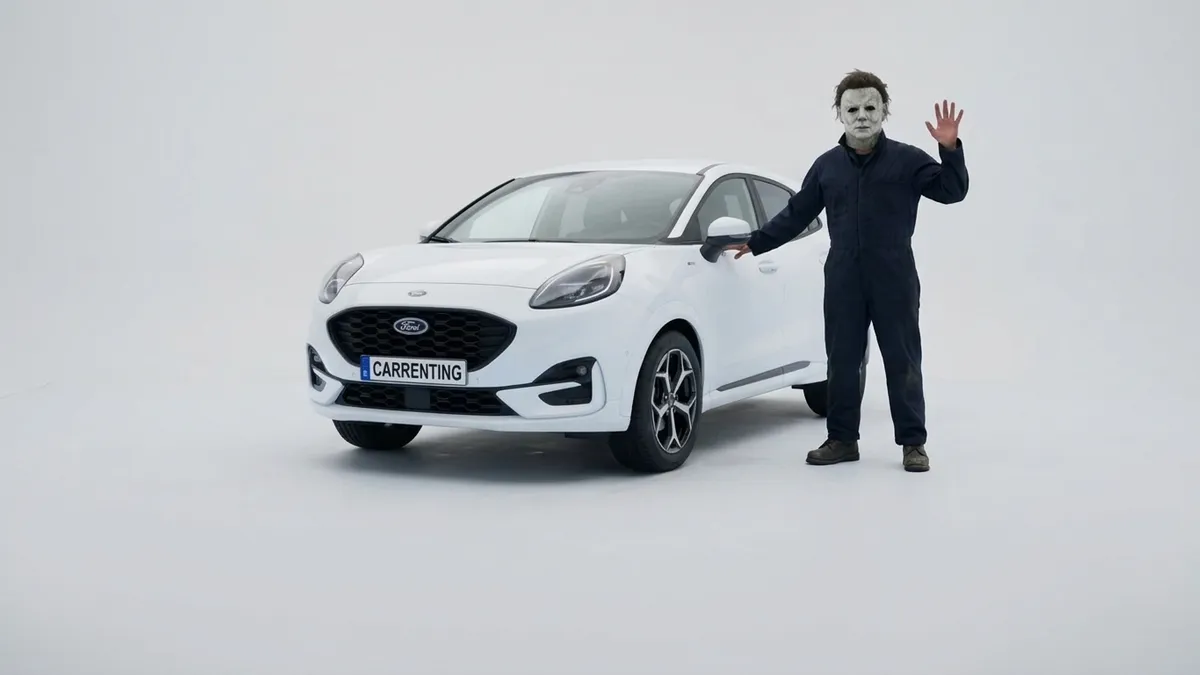 Ford Puma Titanium Ecoboost MHEV 125CV II en renting en Zaragoza — Lateral