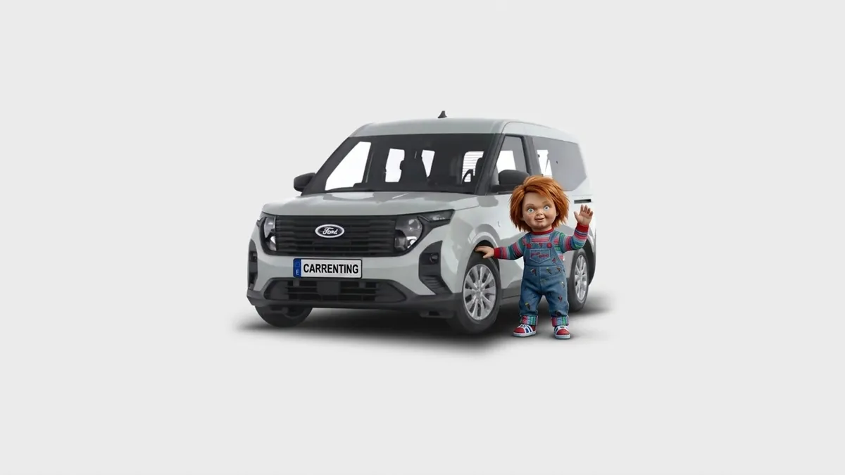 Ford Tourneo Courier Trend 1.0 Ecoboost 125CV M1 II en renting en Zaragoza — Trasera