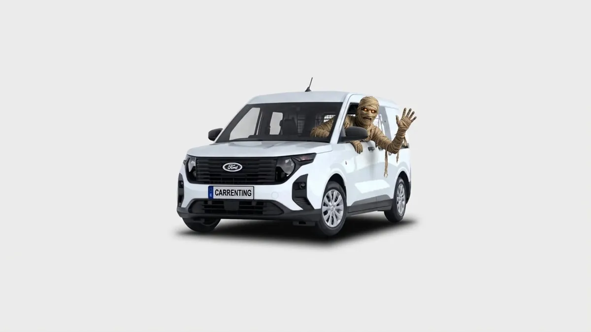 Ford Transit Courier Kombi 1.5 Ecoblue Trend II en renting en Zaragoza — Interior