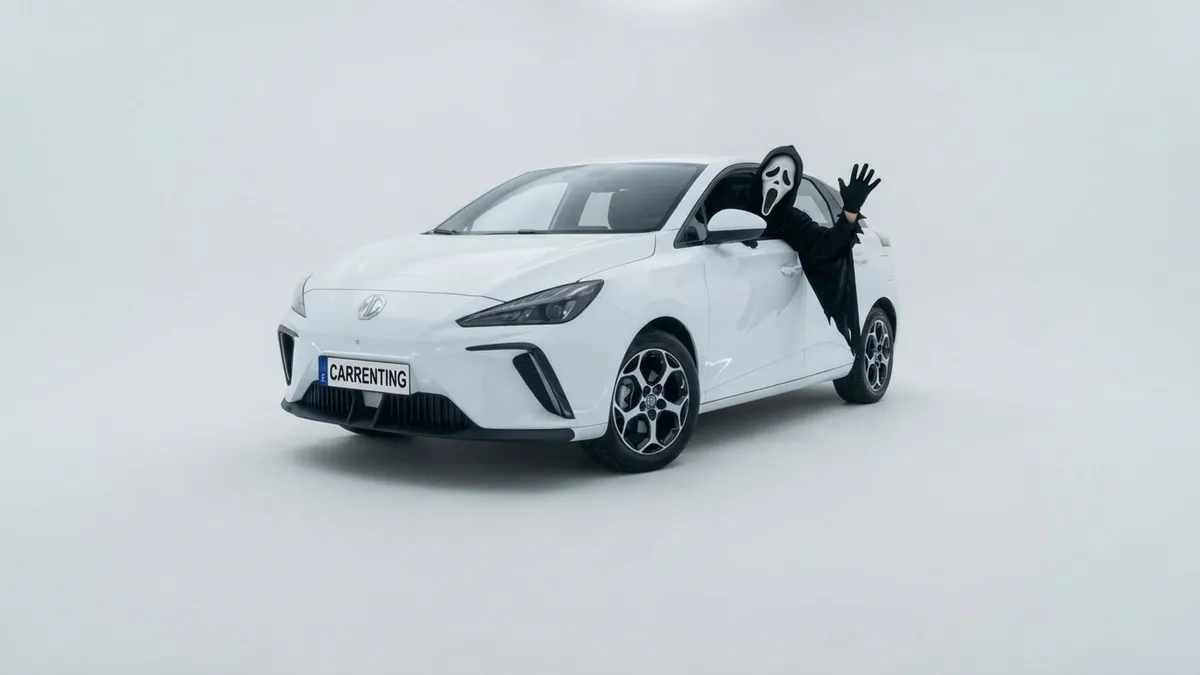 MG 3 Hybrid+ Business en renting en Zaragoza — Trasera