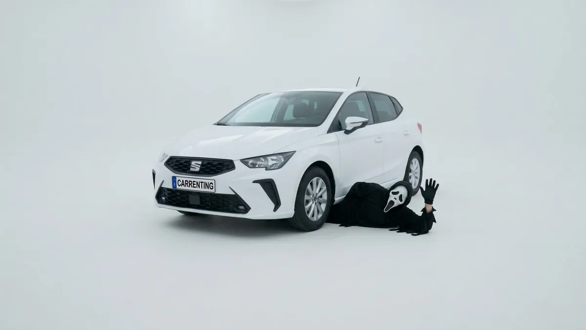 SEAT Ibiza 1.0 TSI Start/Stop Style+ (95CV) en renting en Zaragoza — Trasera