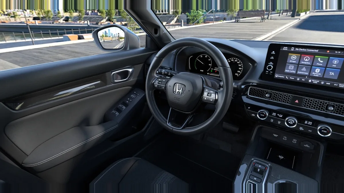 Honda Civic 2.0 i-MMD Elegance 184CV en renting en Zaragoza — vista 7