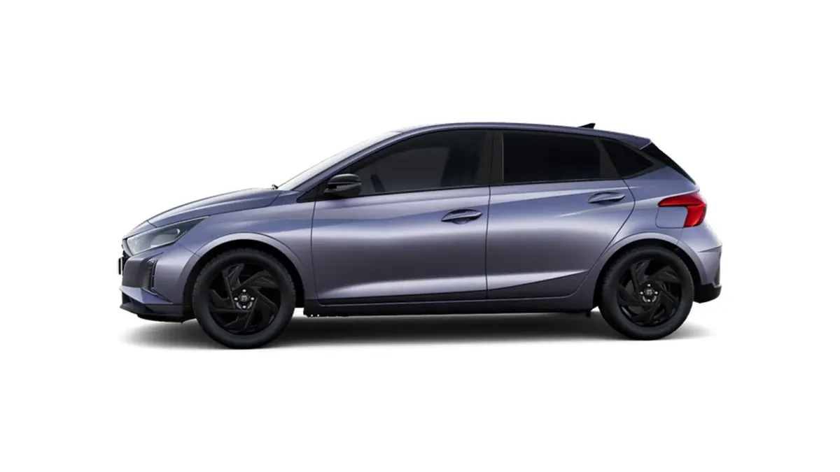Hyundai i20 1.0T Black Line 90cv MY26 en renting en Zaragoza — Trasera
