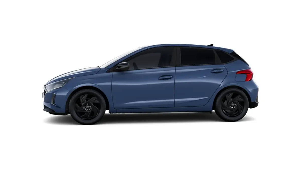 Hyundai i20 1.0T Black Line 90cv MY26 en renting en Zaragoza — Delantera
