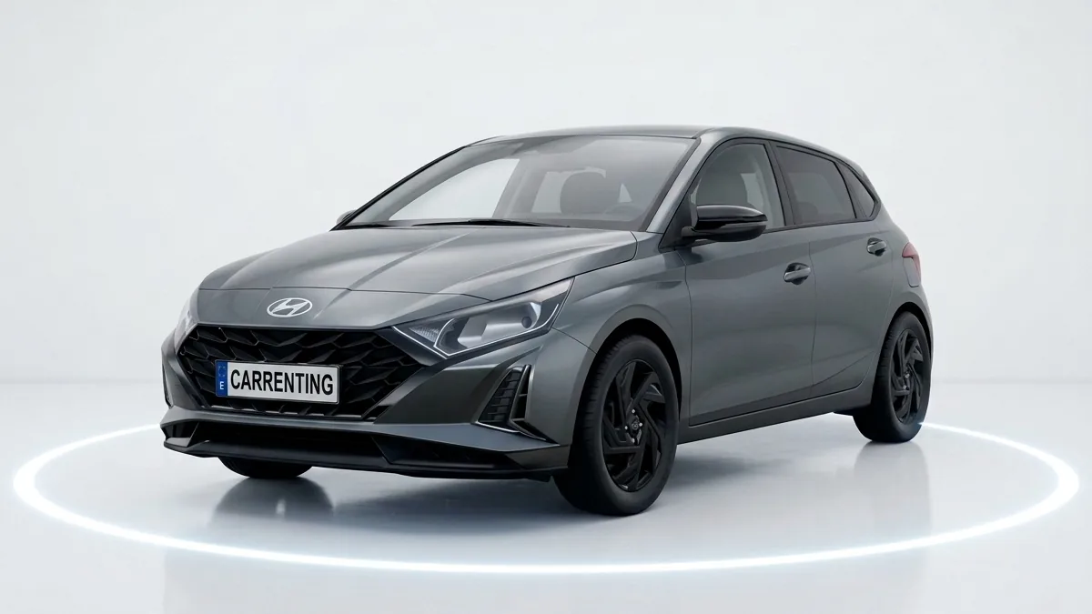 Hyundai i20 1.0T Black Line 90cv MY26 en renting en Zaragoza — Lateral