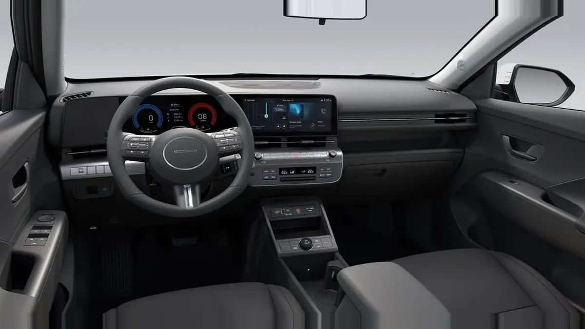 Hyundai Kona HEV 1.6 GDI Maxx DT 138CV en renting en Zaragoza — Interior