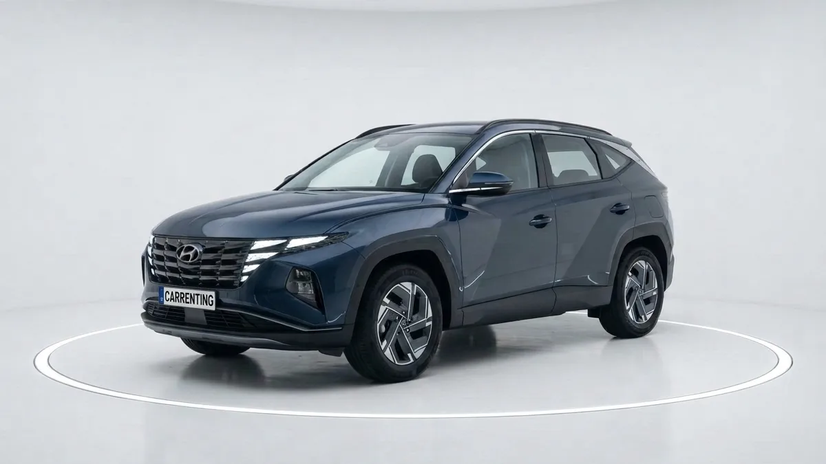 Hyundai Tucson FL 1.6T 239CV HEV AT Klass en renting en Zaragoza — Lateral