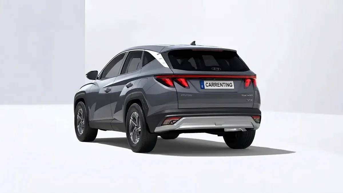 Hyundai Tucson Híbrido 1.6T HEV Klass AT 239CV en renting en Zaragoza — Delantera
