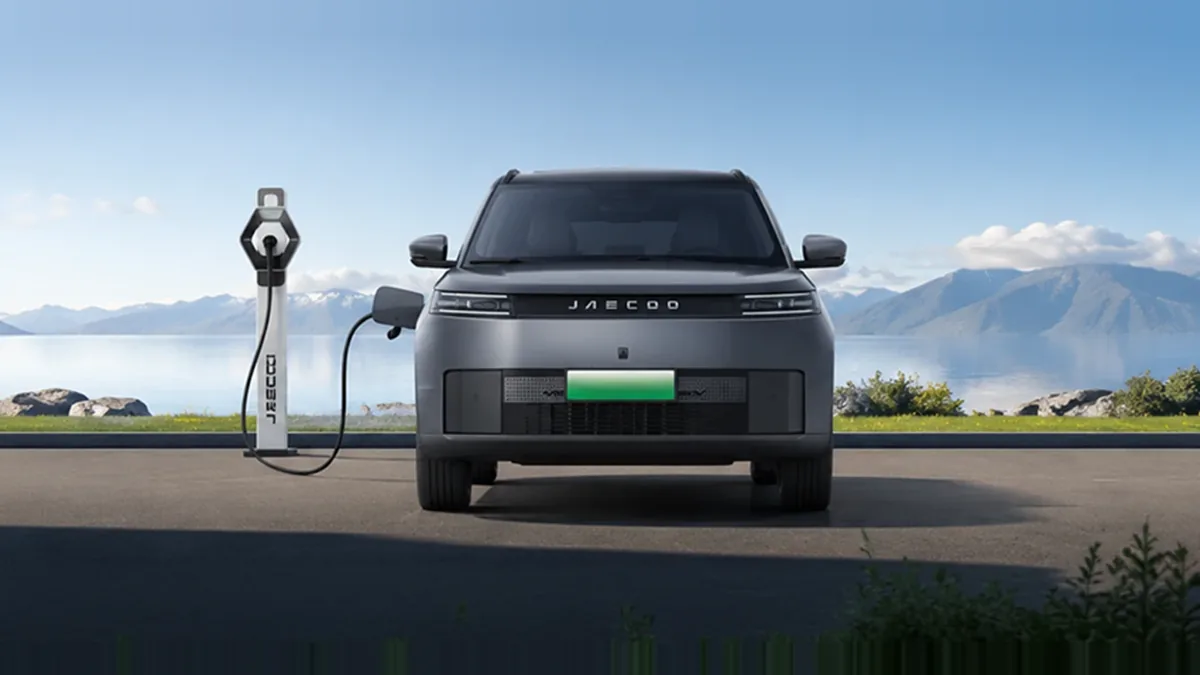 Jaecoo 5 EV Pure 155kW (211CV) 61kWh en renting en Zaragoza — Delantera