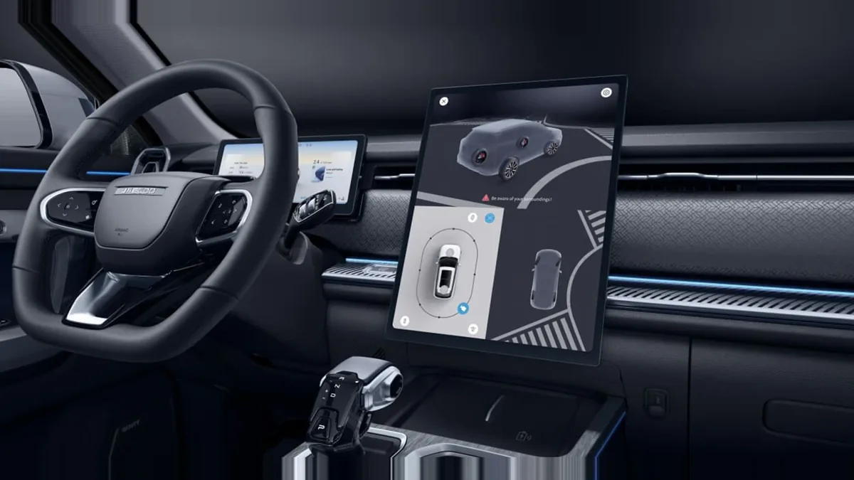 Jaecoo 7 PHEV Business 1.5 TGDI 205kW (279CV) FWD MA en renting en Zaragoza — Delantera
