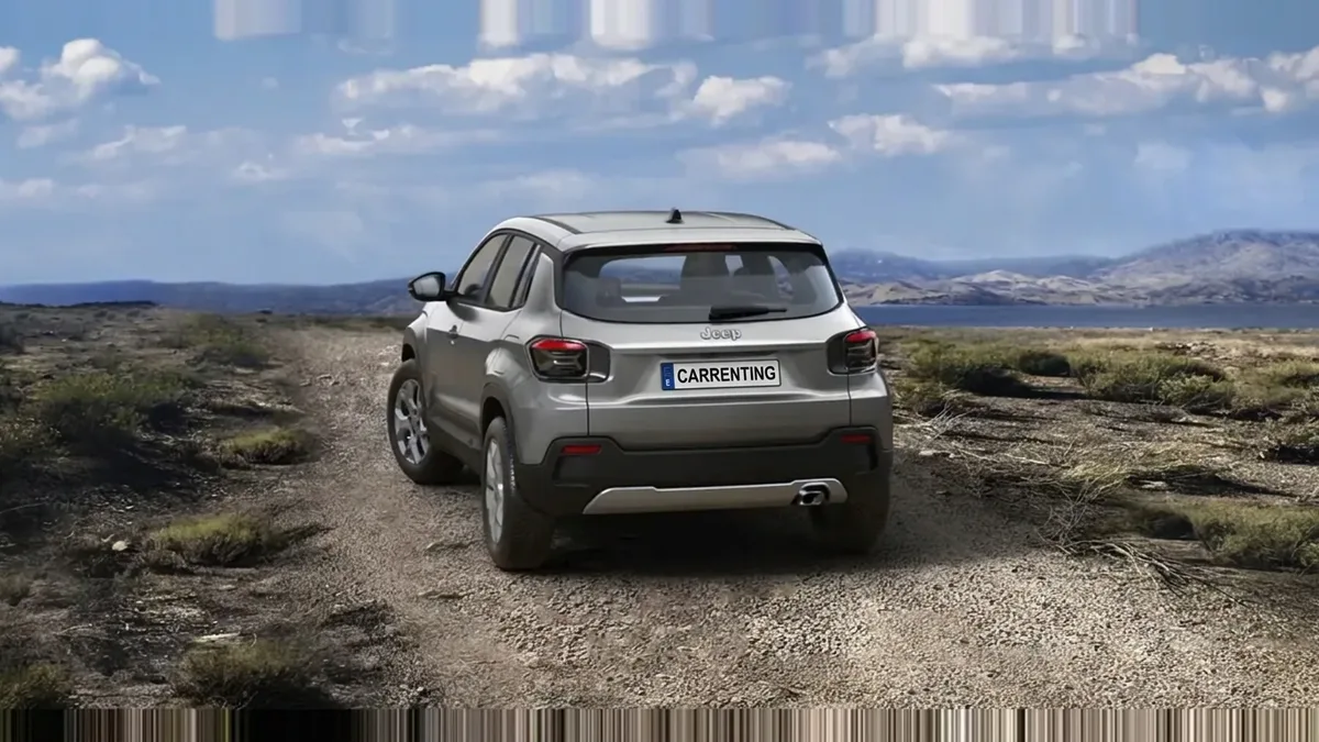Jeep AVENGER E-HYBRID ALTITUDE en renting en Zaragoza — Interior