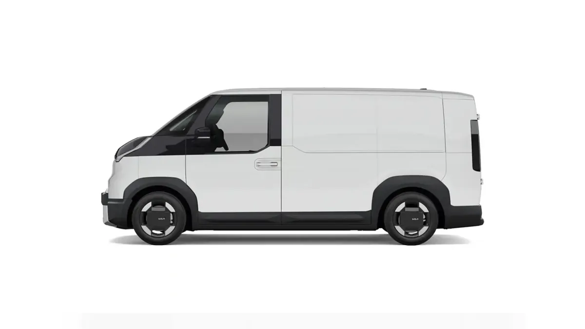 Kia PV5 Cargo L2H1 Long Range Plus en renting en Zaragoza — Trasera