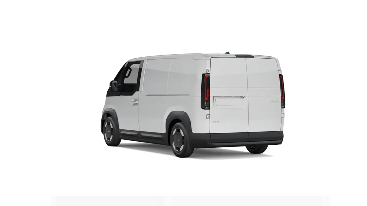 Kia PV5 Cargo L2H1 Long Range Plus en renting en Zaragoza — Delantera