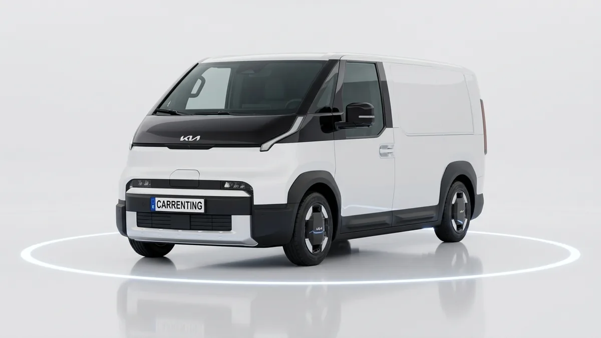 Kia PV5 Cargo L2H1 Long Range Plus en renting en Zaragoza — Lateral