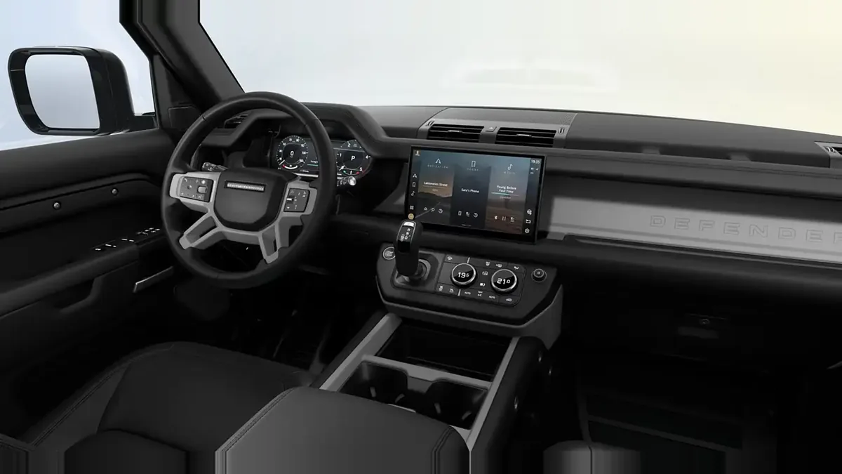 Land Rover Defender 3.0D I6 250S MHEV en renting en Zaragoza — Interior