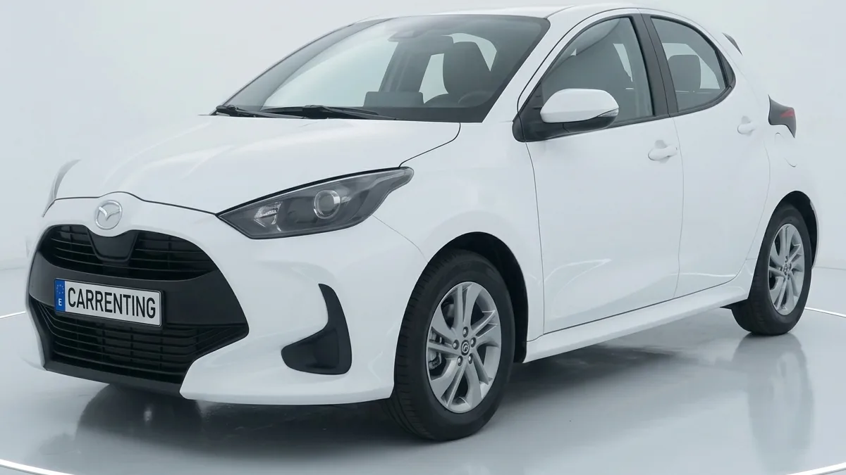 Mazda 2 Hybrid 1.5 85kW 116CV CVT Centre-Line en renting en Zaragoza — Lateral