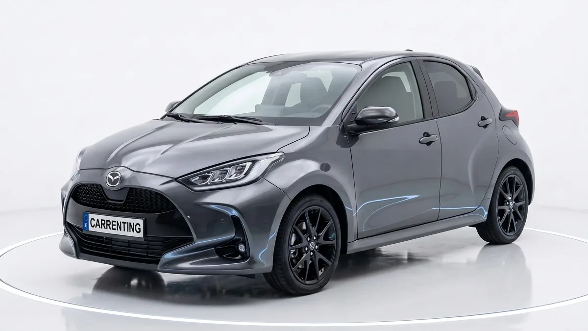 Mazda 2 Hybrid 1.5 85kW 116CV CVT Centre-Line GRY en renting en Zaragoza — Lateral