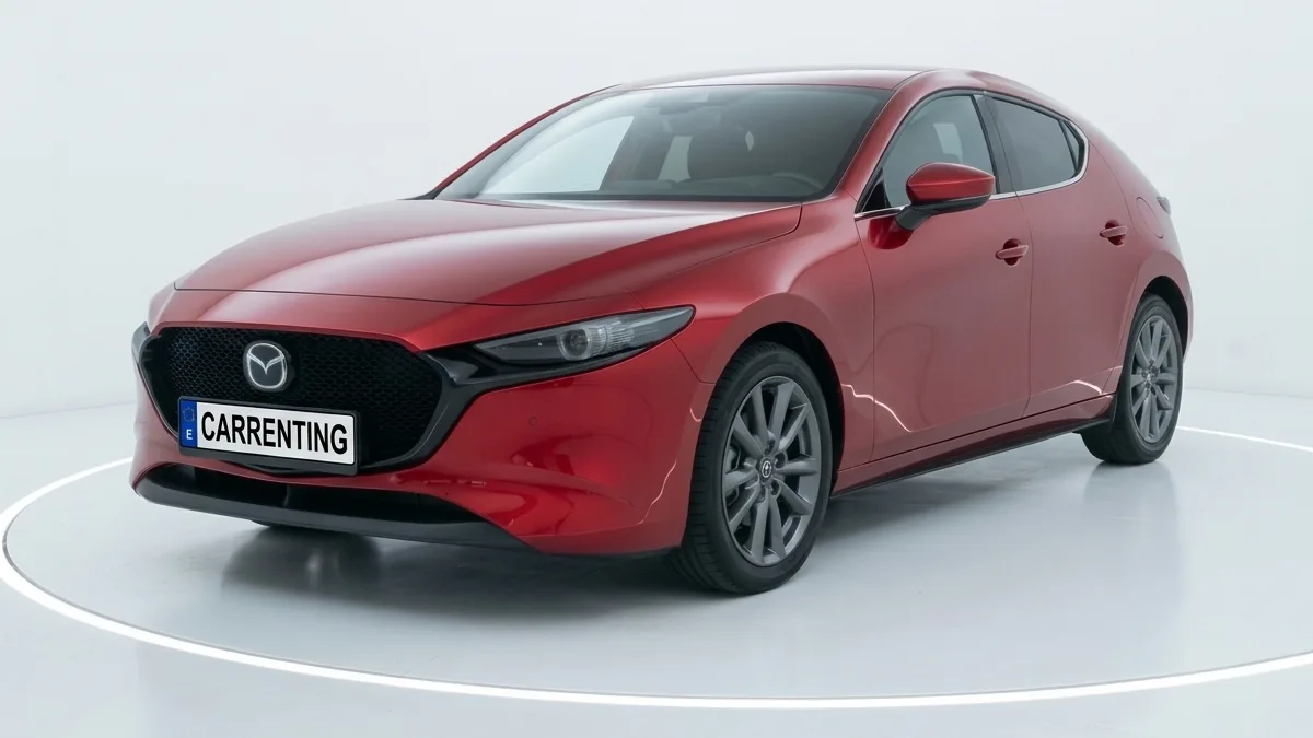 Mazda 3 2.5L e-Skyactiv G MHEV 140CV 6AT Centre-Line en renting en Zaragoza — Lateral