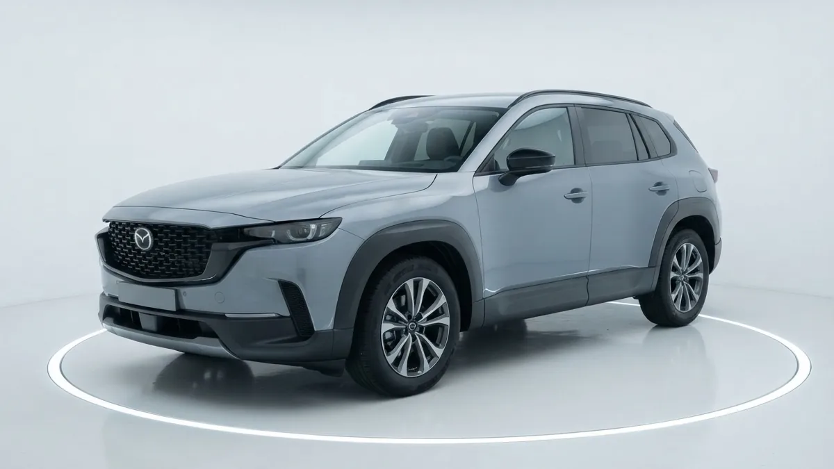 Mazda CX-5 2.5 Sky MHEV 141CV AT FWD Exclusive-Line en renting en Zaragoza — Trasera