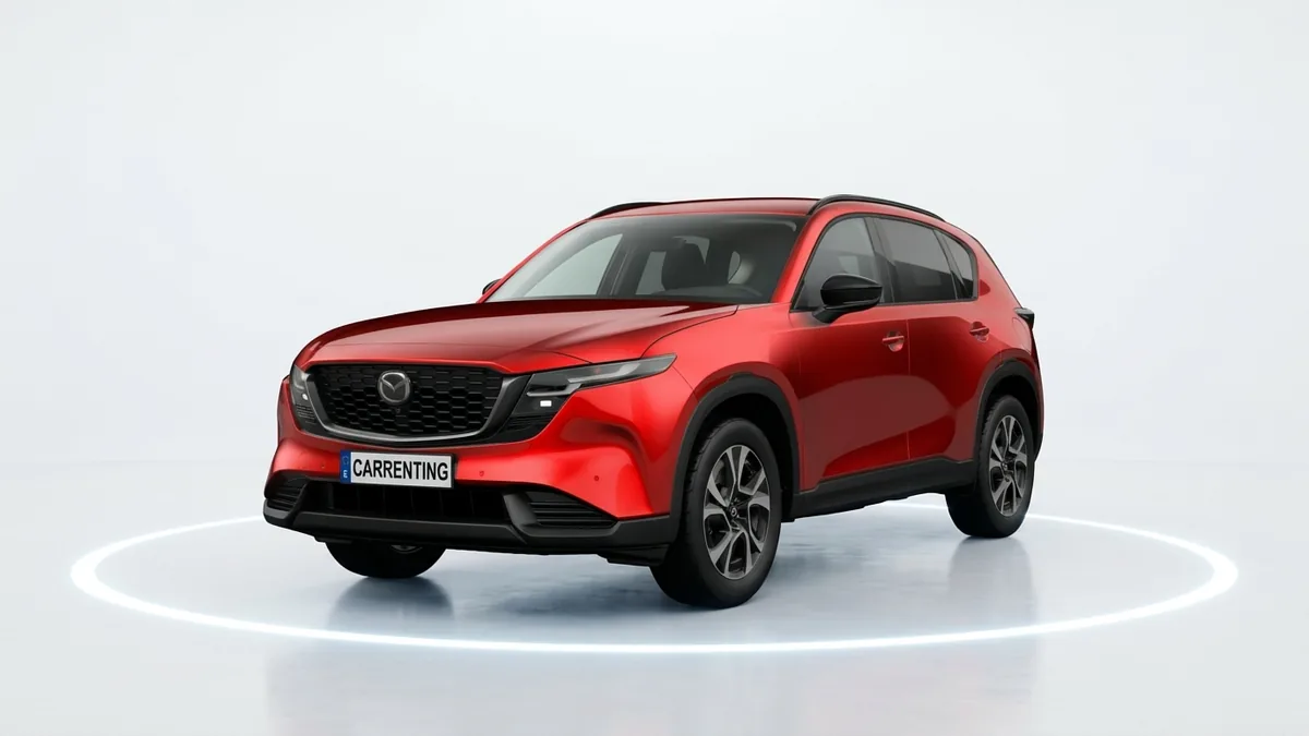 Mazda CX-5 2.5 Sky MHEV 141CV AT FWD Exclusive-Line RD en renting en Zaragoza — Lateral