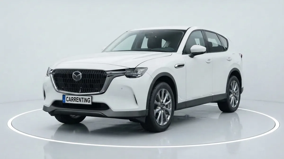 Mazda CX-60 e-Skyactiv MHEV RWD Exclusive-Line II en renting en Zaragoza — Lateral