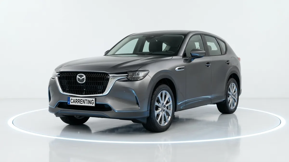 Mazda CX-60 e-Skyactiv PHEV AWD Exclusive-Line en renting en Zaragoza — Lateral