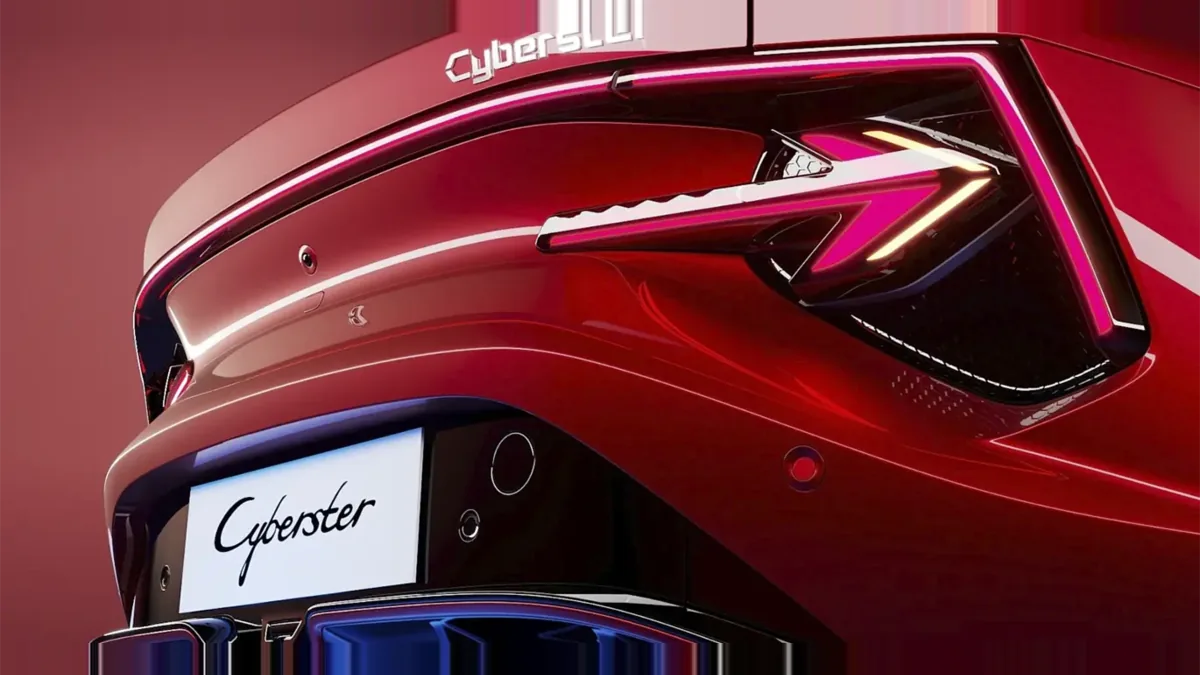 MG Cyberster Trophy Single Motor en renting en Zaragoza — Delantera