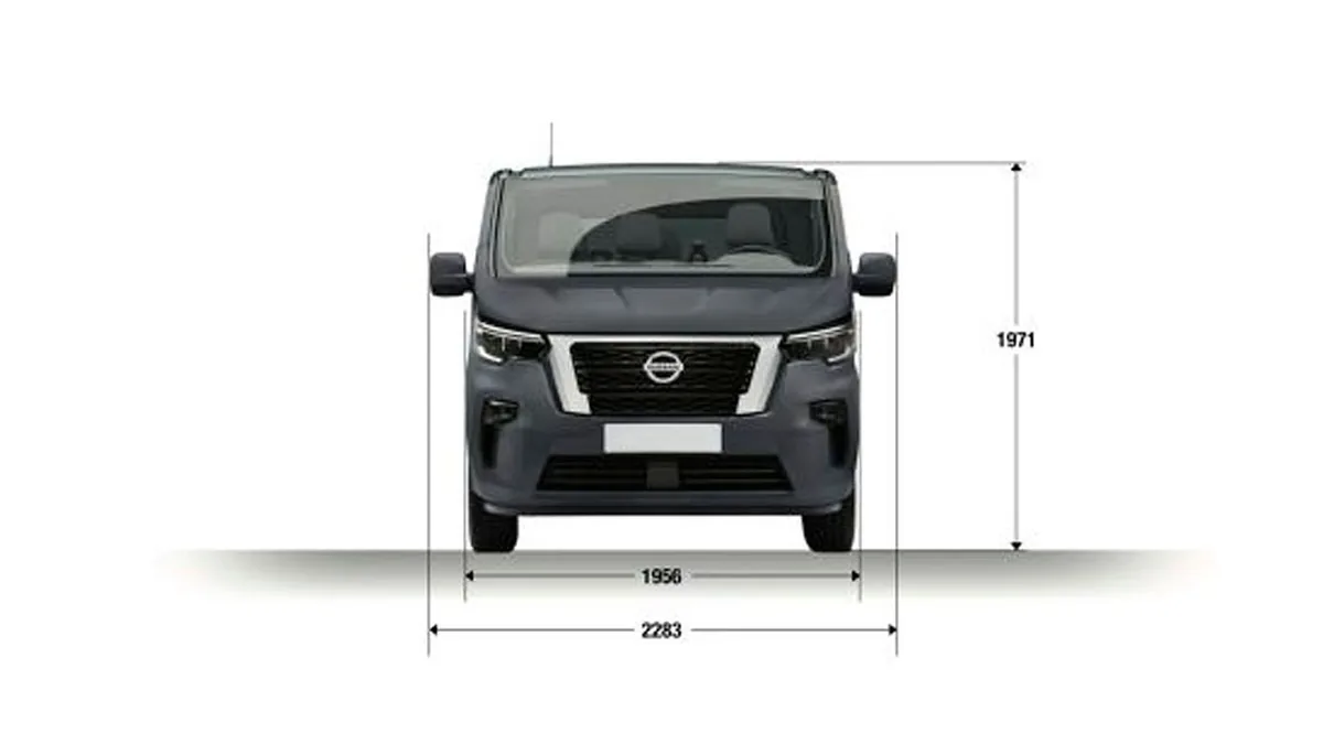 Nissan Primastar Combi 9 L2H1 N-Connecta 150CV II en renting en Zaragoza — Trasera