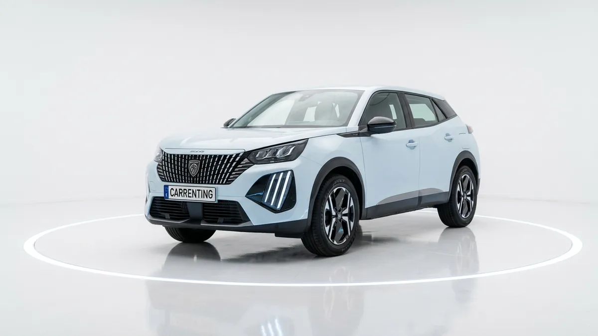Peugeot 2008  ALLURE HYBRID 110 EDCS6 (AUTOMÁTICO) en renting en Zaragoza — Lateral
