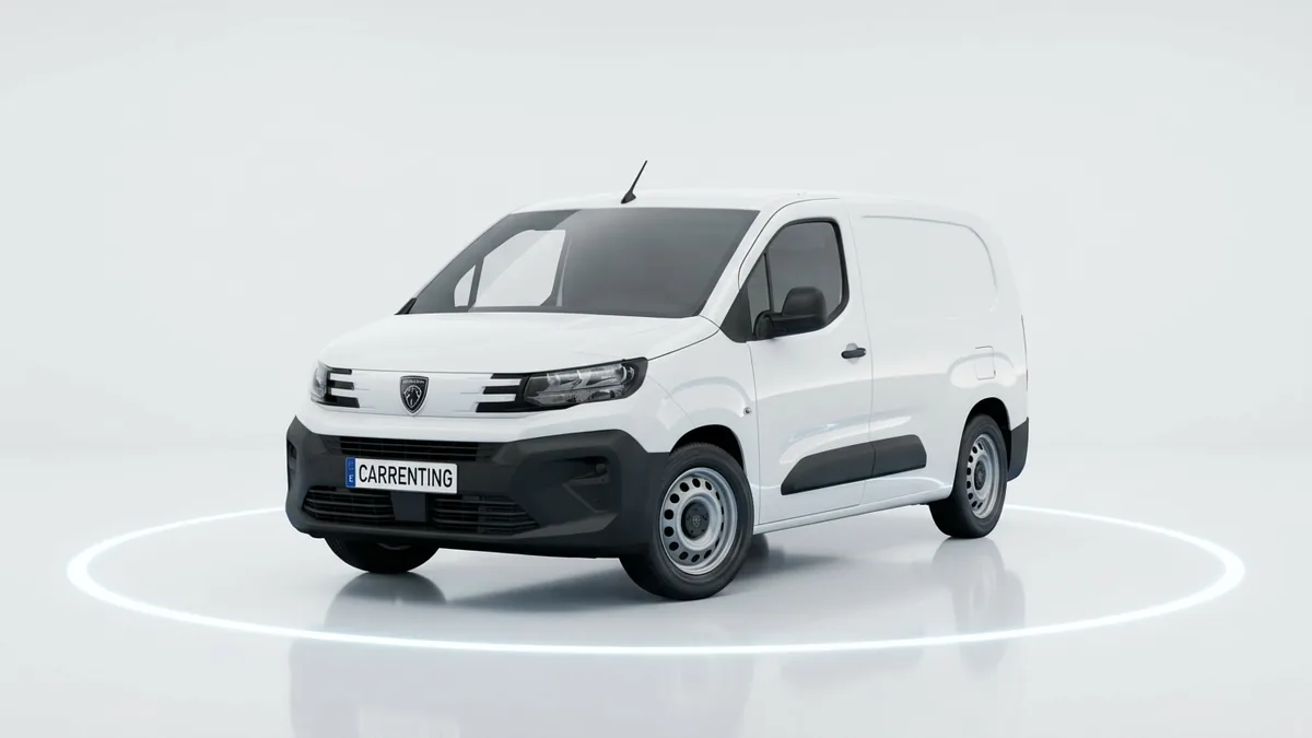Peugeot Partner Furgón Diesel 1.5 BlueHDI S&S Standard 600kg 100 (MERCANCÍAS PROPIAS) en renting en Zaragoza — Lateral